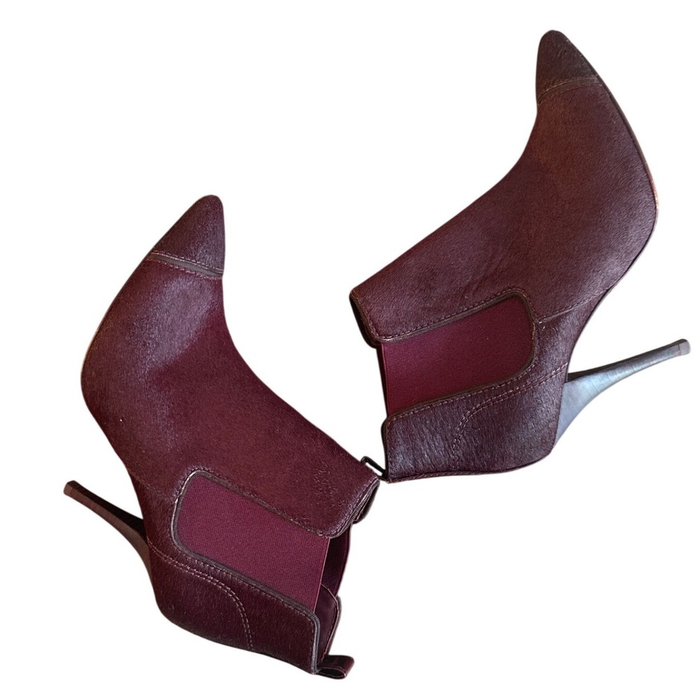 Tory Burch Dorset 85mm Borscht Suede Chelsea Stiletto Booties Size 8 - Picture 10 of 10